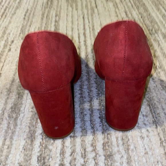 Just Fab Red pumps with thick heel - Picture 3 of 5